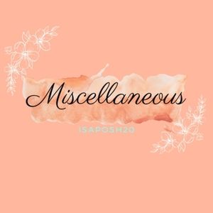 Miscellaneous items.